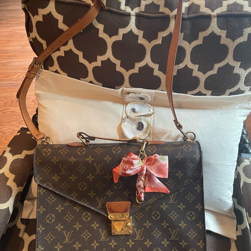 Louis Vuitton Brown Monogram Vintage briefcase